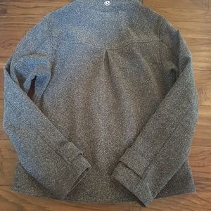 Lululemon audrey bomber jacket. Grey tweed. Size 8